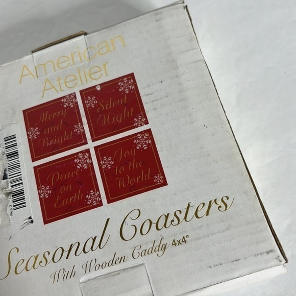AMERICAN ATELIER SEASONAL COASTER SET - Picture 3 of 15